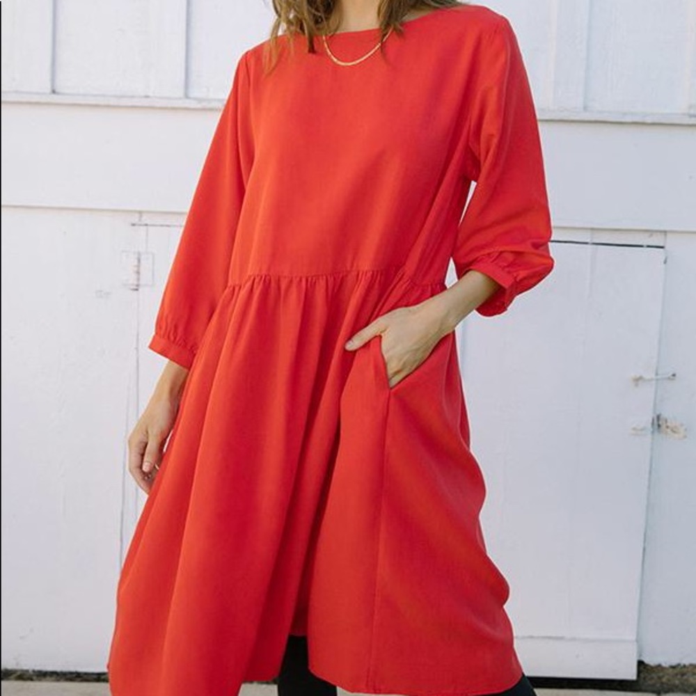 Tradlands Nova dress in Flame